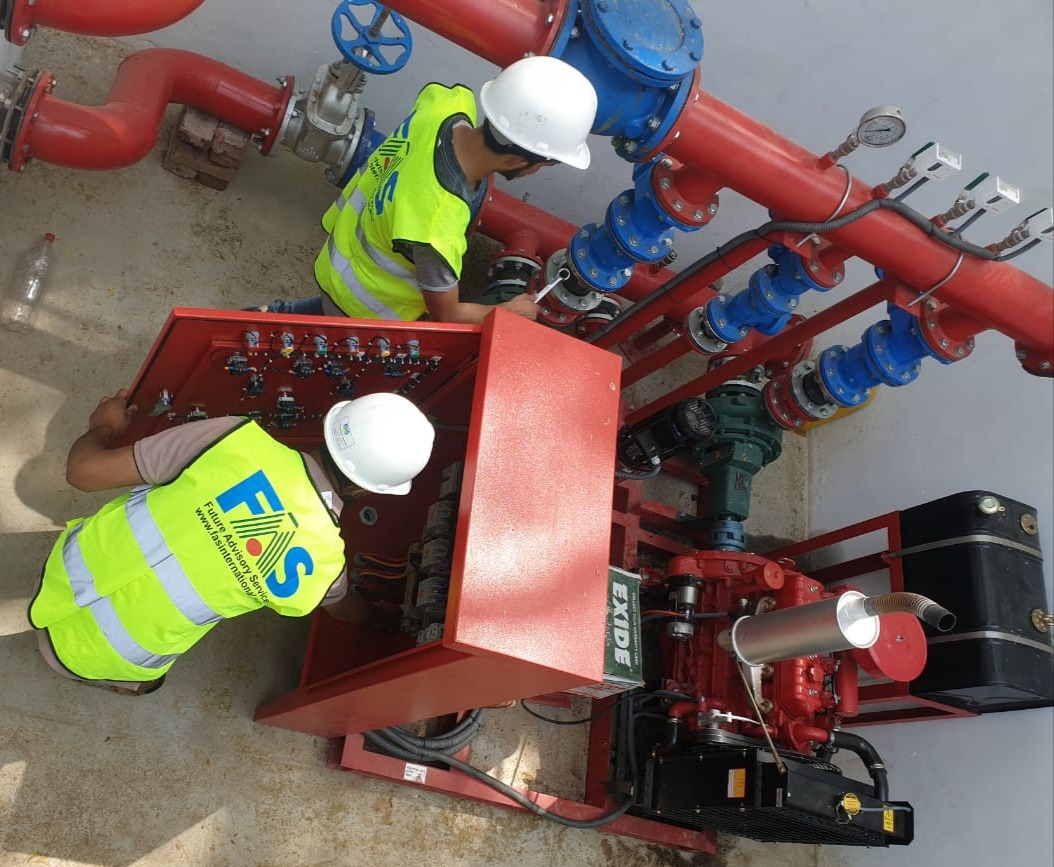 Power Plant Fire Suppression System Commissioning